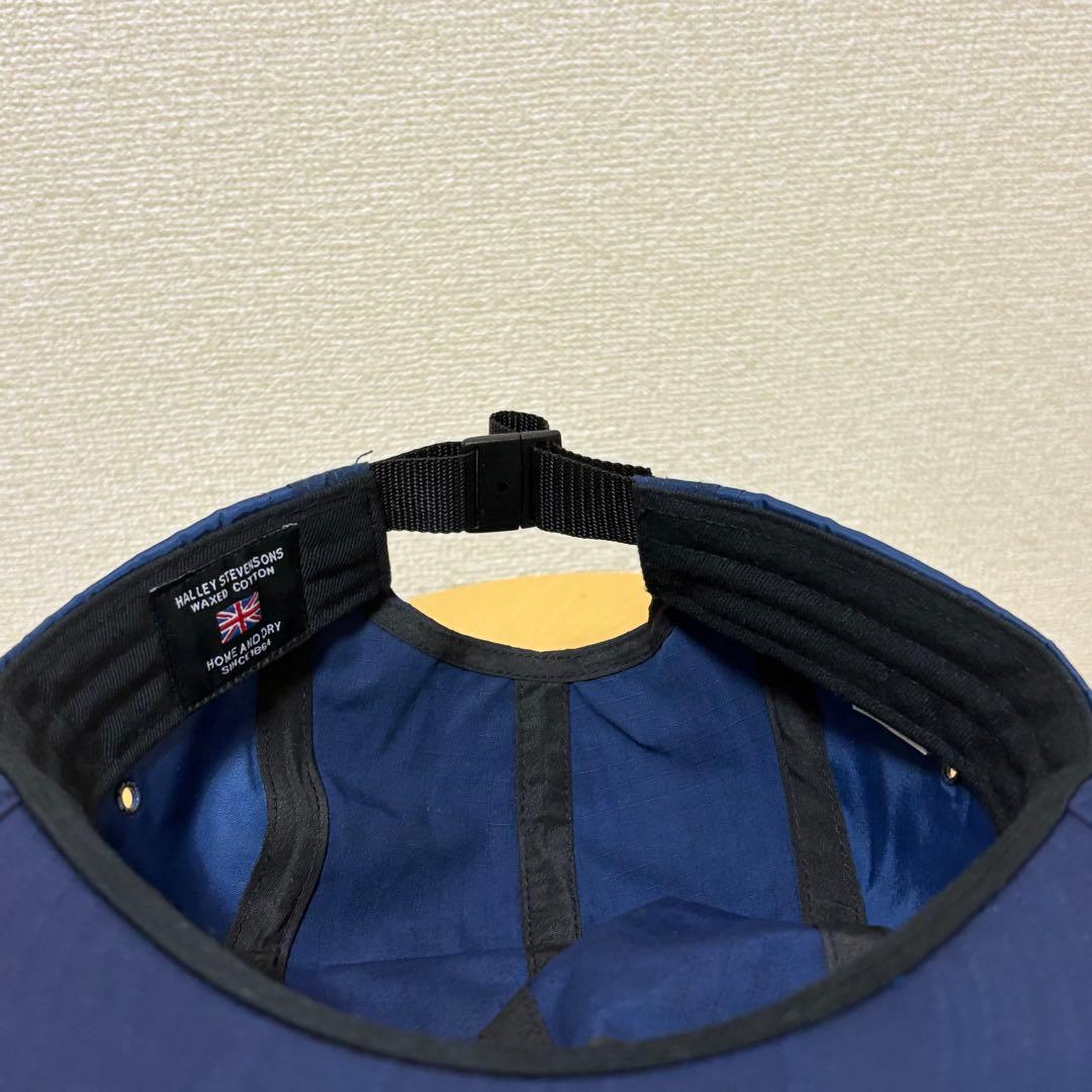 シュプリーム　格子柄　チェック柄　ジェットキャップ　キャンプキャップ　ネイビー