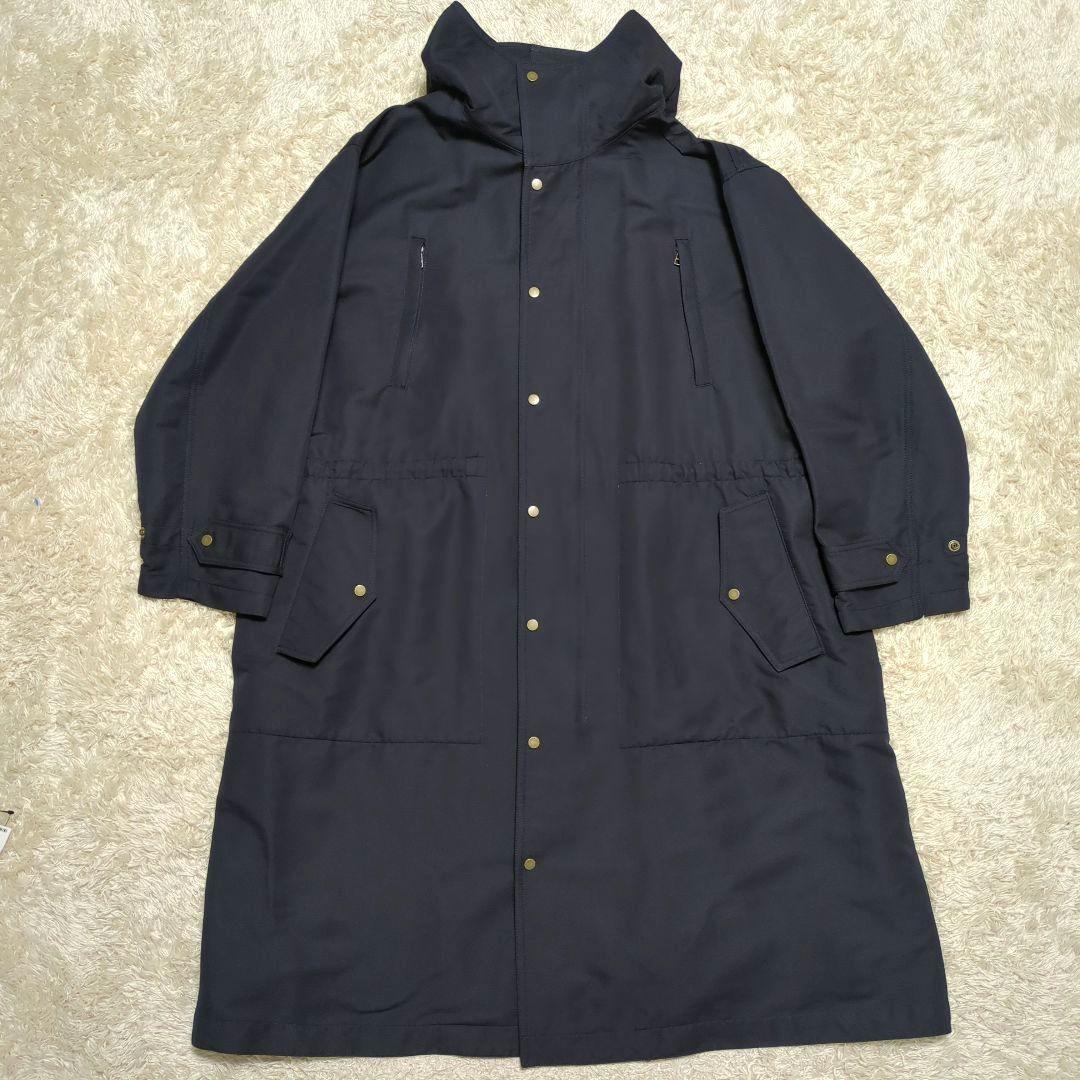【美品】ハーヴェルスタジオ モッズコート ネイビー レディース 38