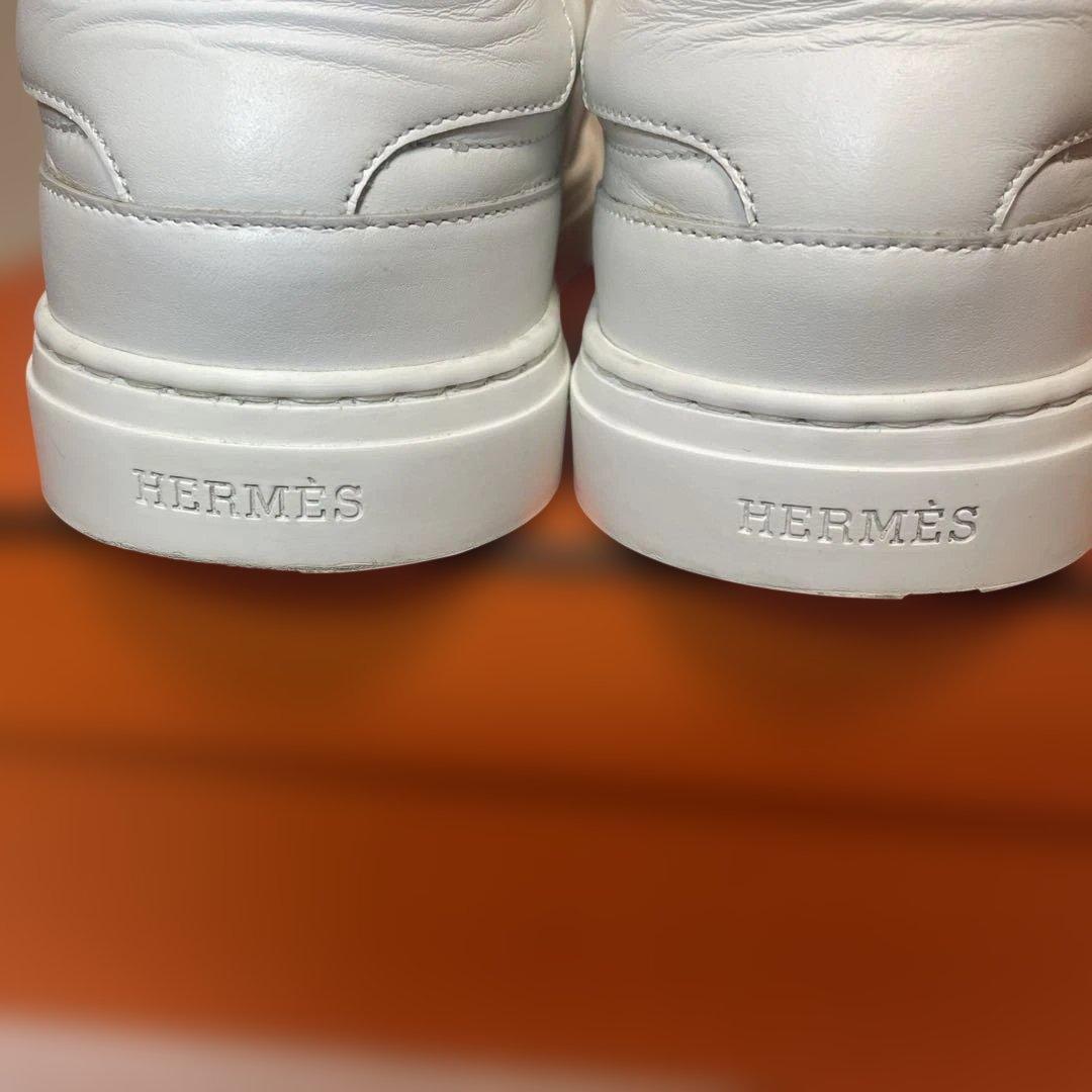 ☆HERMES☆デイ　ピンクゴールドケリーバックルスニーカーサイズ37.5