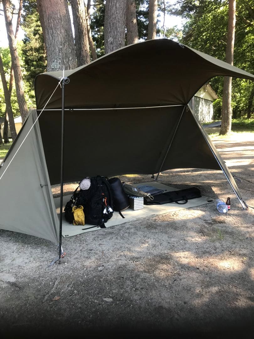 取説付《フォックスベースevo仕様》二股フレーム＋棟ポールキット　らくらく設営