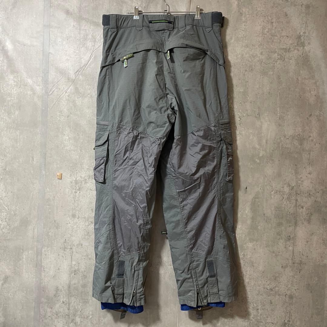 rewスキーウェアスノーボードジャケットパーカーパンツ上下セットアップ灰色グレー