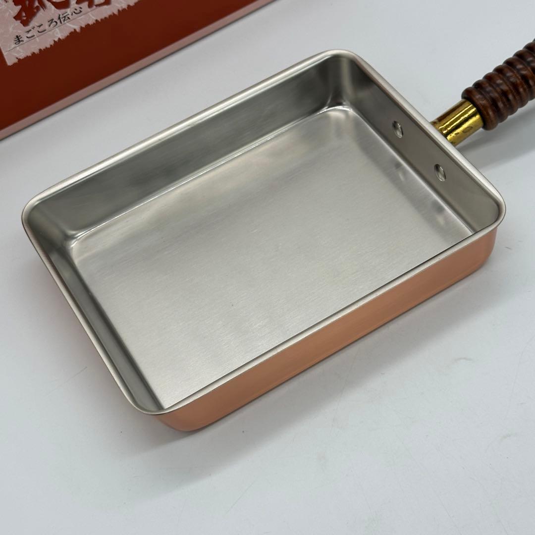 新品未使用 純銅 玉子焼き器 銅製 日本製 MD-0109 燕三条