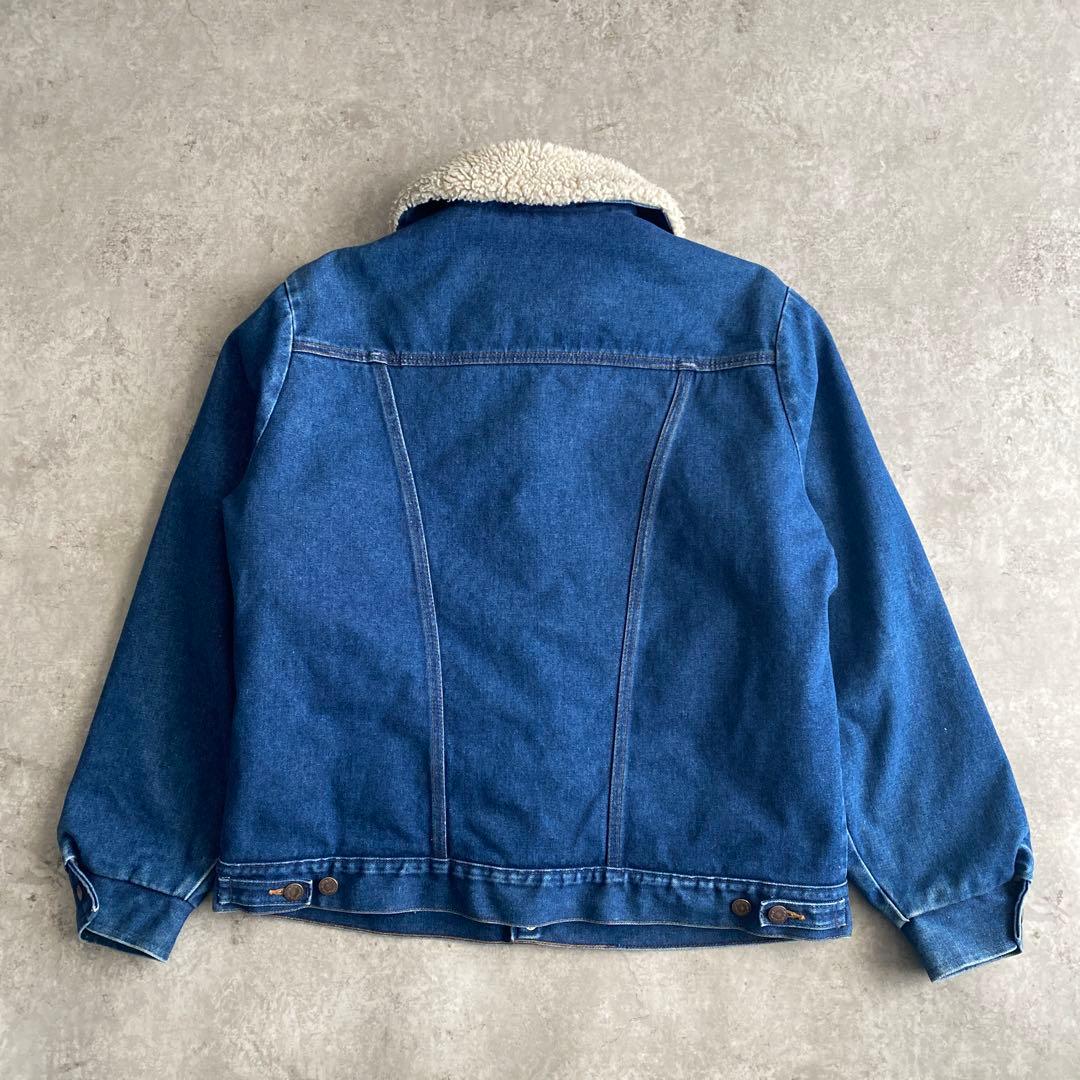 キムタク着 80s ラングラー デニム ボア ジャケット USA製 L