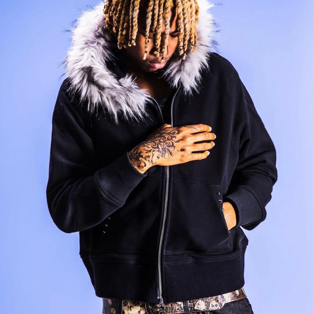 完売】Corrupt kid fur zip hoodie opium y2k - メルカリ