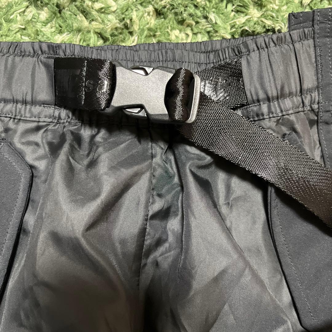 ✨レア✨sacai × NIKE ブラックカーゴ　ナイロンパンツ　レディース