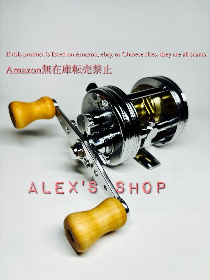 Abu 3500CA &ハンドメイドハンドル、オフセットグリップ、BB、スプール