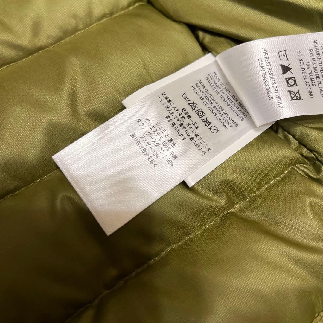 スパイク patagonia ダウンジャケット ライトカーキ グリーン系