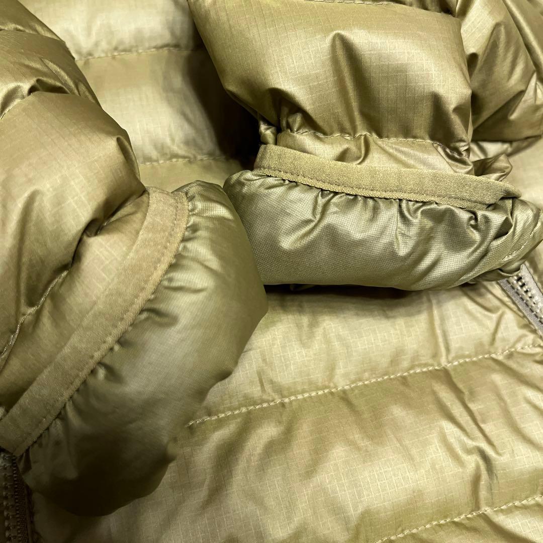 スパイク patagonia ダウンジャケット ライトカーキ グリーン系