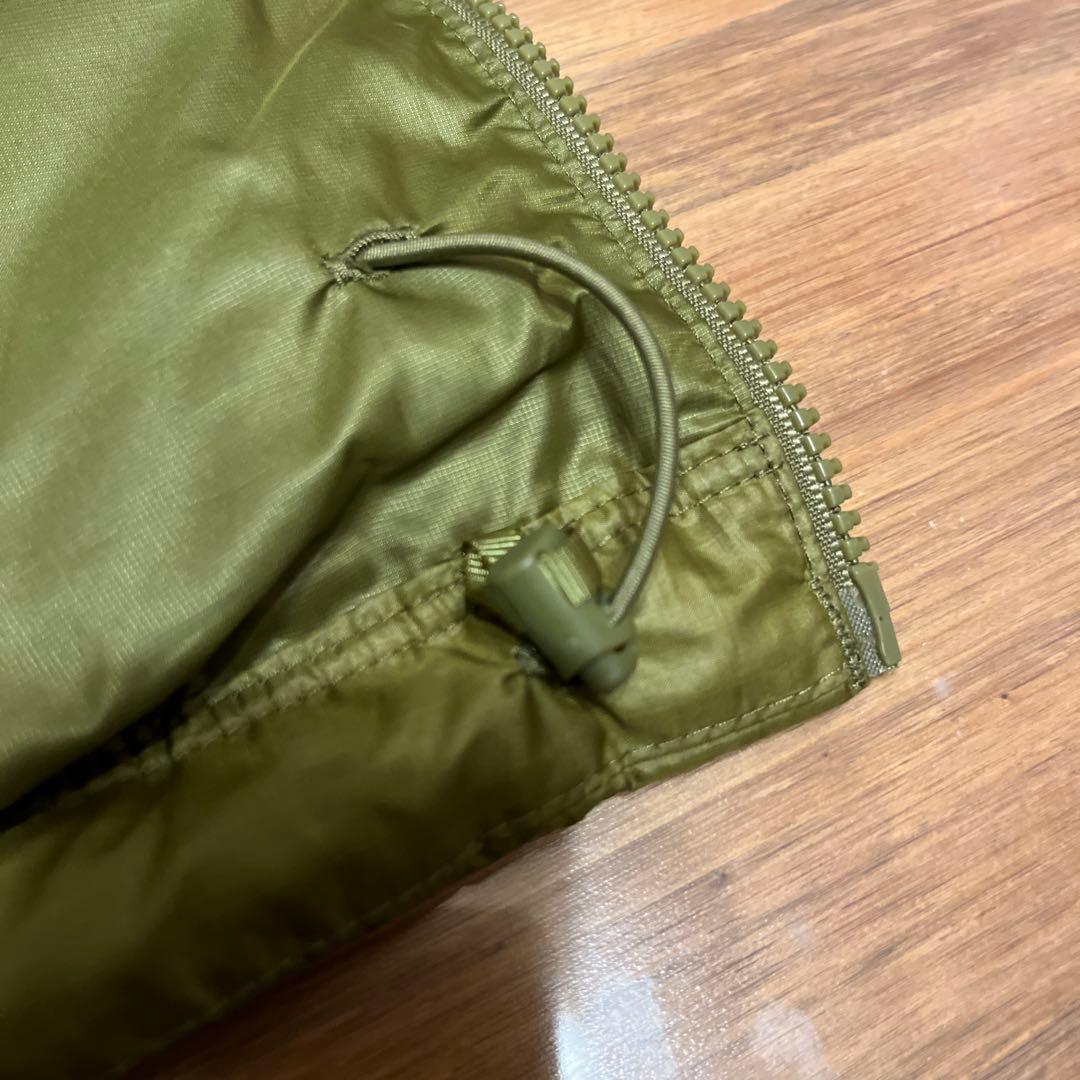 スパイク patagonia ダウンジャケット ライトカーキ グリーン系