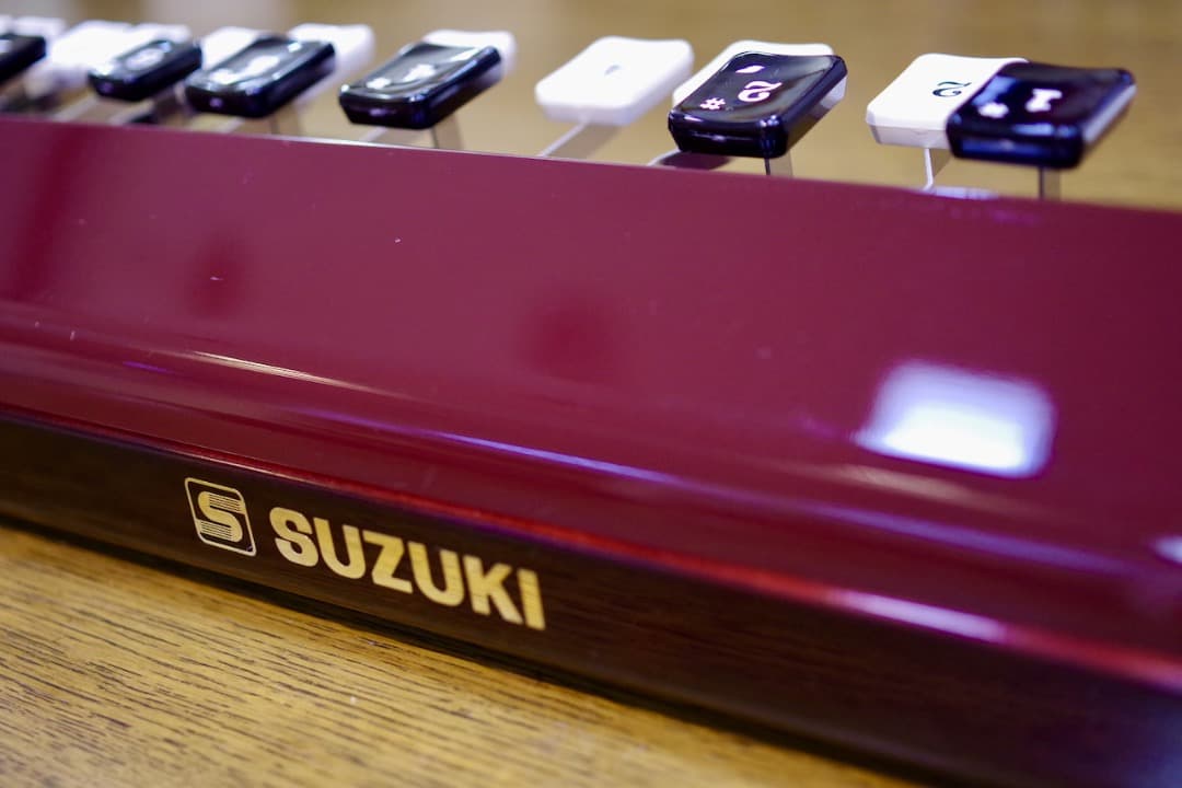 SUZUKI 電気大正琴 蘭 バス（セミハードケース付）