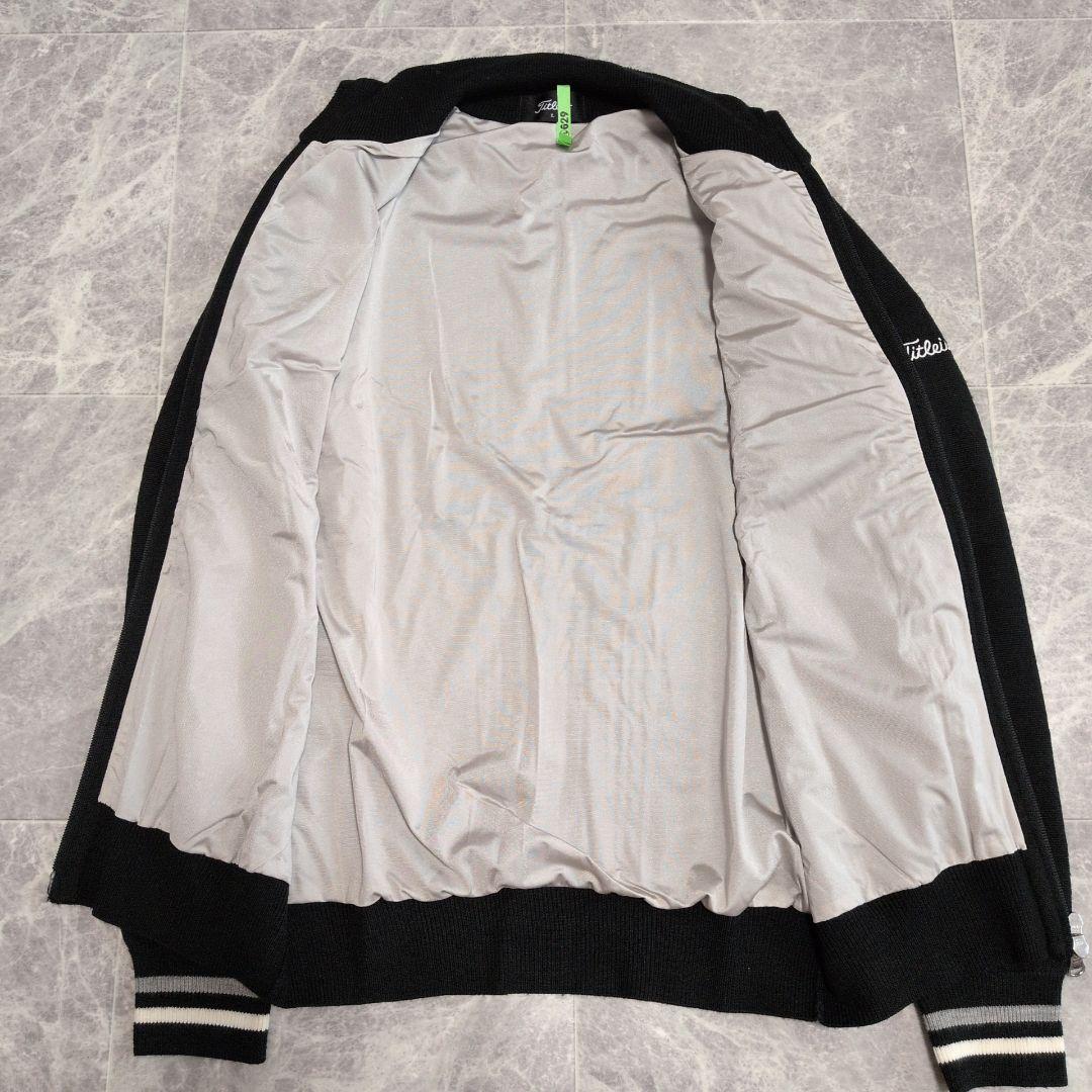 【未使用級】 タイトリスト ニット ジップブルゾン L　ゴルフ　セーター