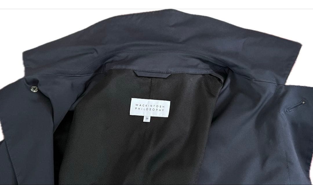 Mackintosh Navyステンカラーコート
