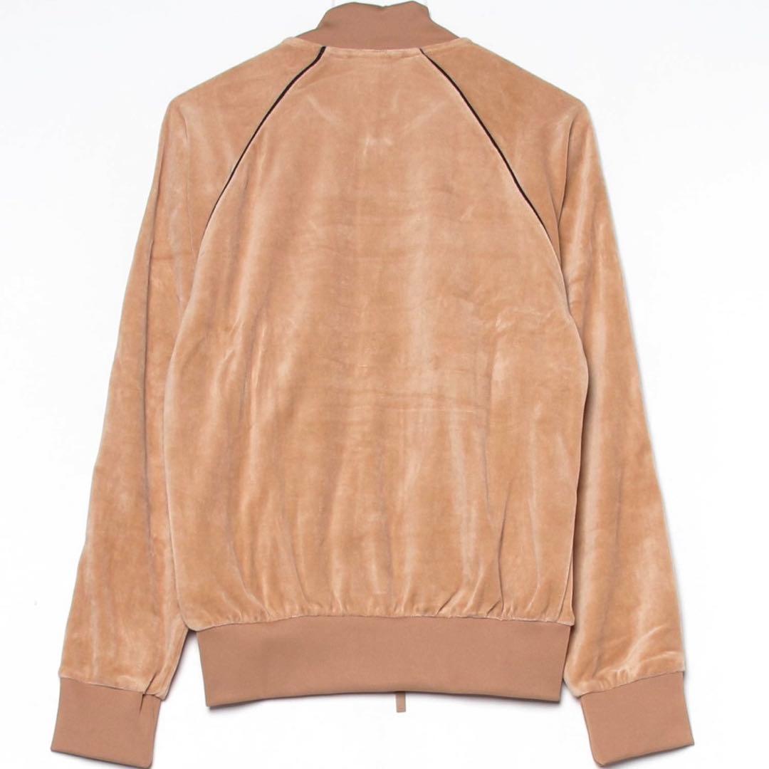 新品M⭐️adidas アディカラー ベロア ブラウン トラックトップ 風早