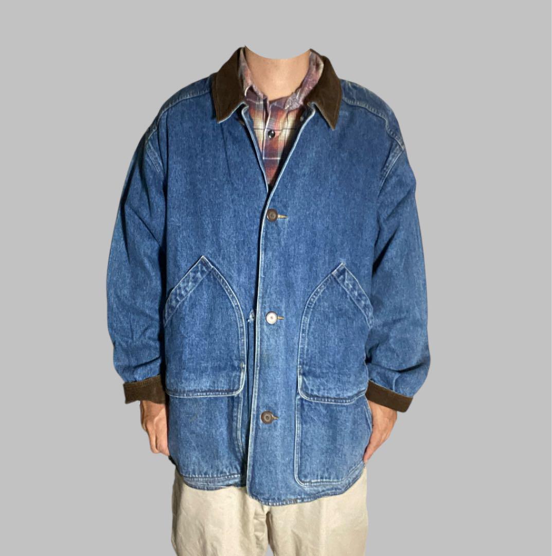 Vintage 90s Eddie Bauer デニム ワークジャケット