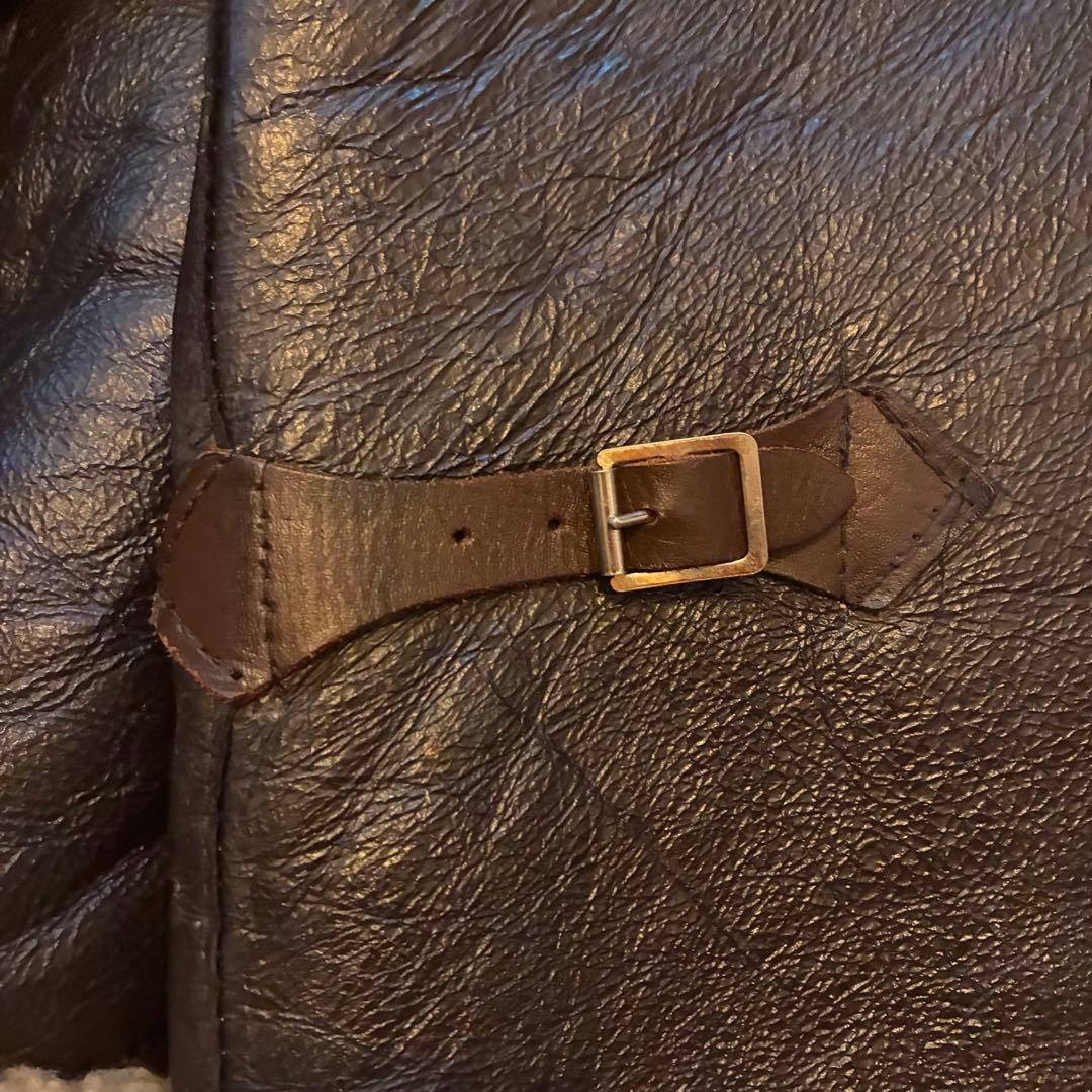 70s uk vintage アーヴィンジャケット 古着 ムートン