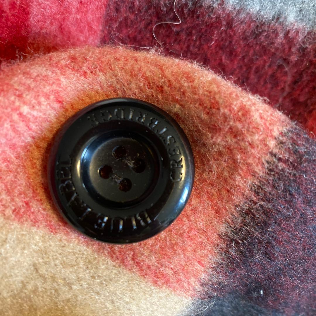 新品タグ付き　リバーシブル　ブルーレーベルクレストブリッジ　ノバチェック柄　羽織