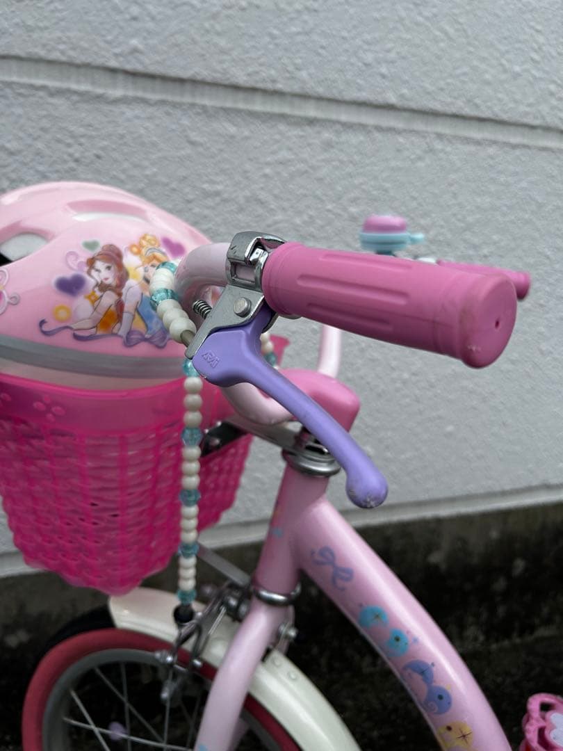 幼児用自転車 16インチ ゆめカワ ディズニープリンセス 香川