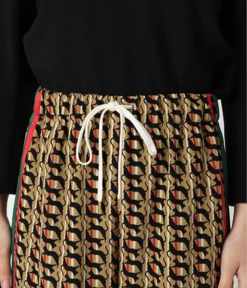 【✨新品タグ付き✨】HARDY NOIR◎CATS PRINT ラインパンツ