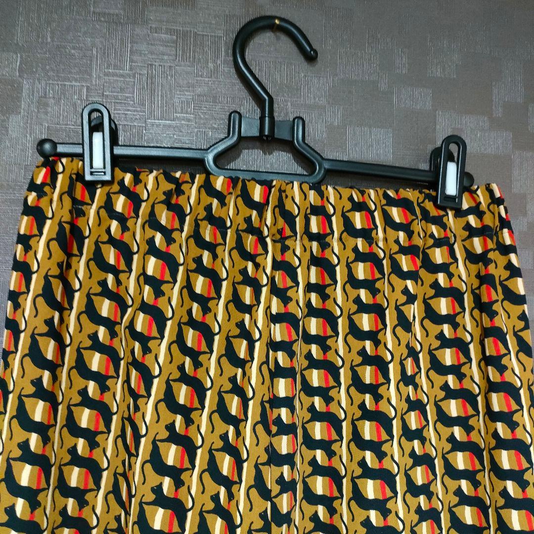 【✨新品タグ付き✨】HARDY NOIR◎CATS PRINT ラインパンツ