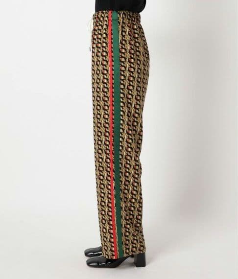 【✨新品タグ付き✨】HARDY NOIR◎CATS PRINT ラインパンツ