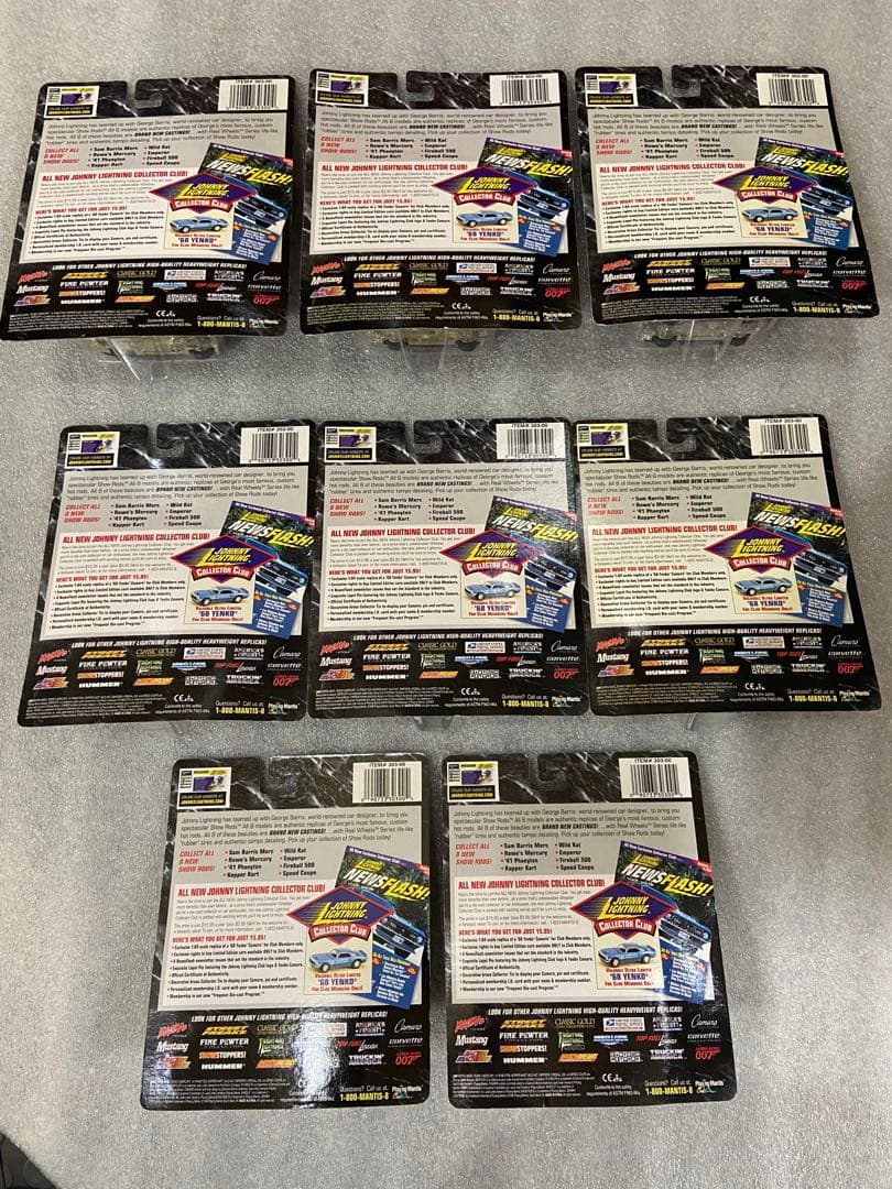 ジョージ　バリス　ShowRods 1/64 ミニカー　8台セット