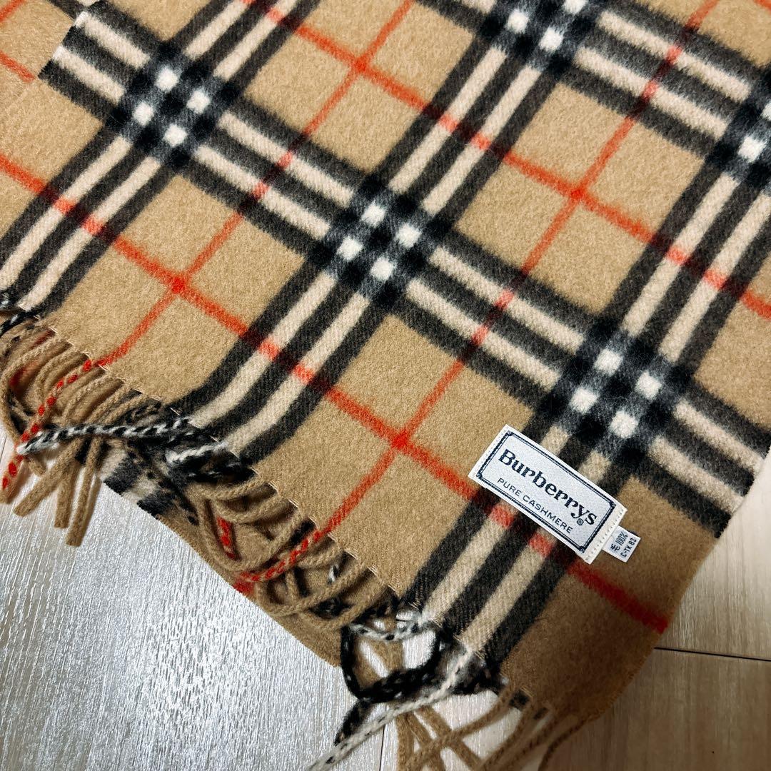 Burberrys バーバリー マフラー ノバチェック カシミア　ヴィンテージ
