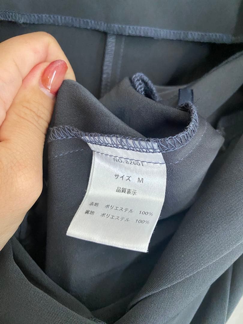 etoll. スリットスリーブオールインワンパンツドレス 結婚式 長袖