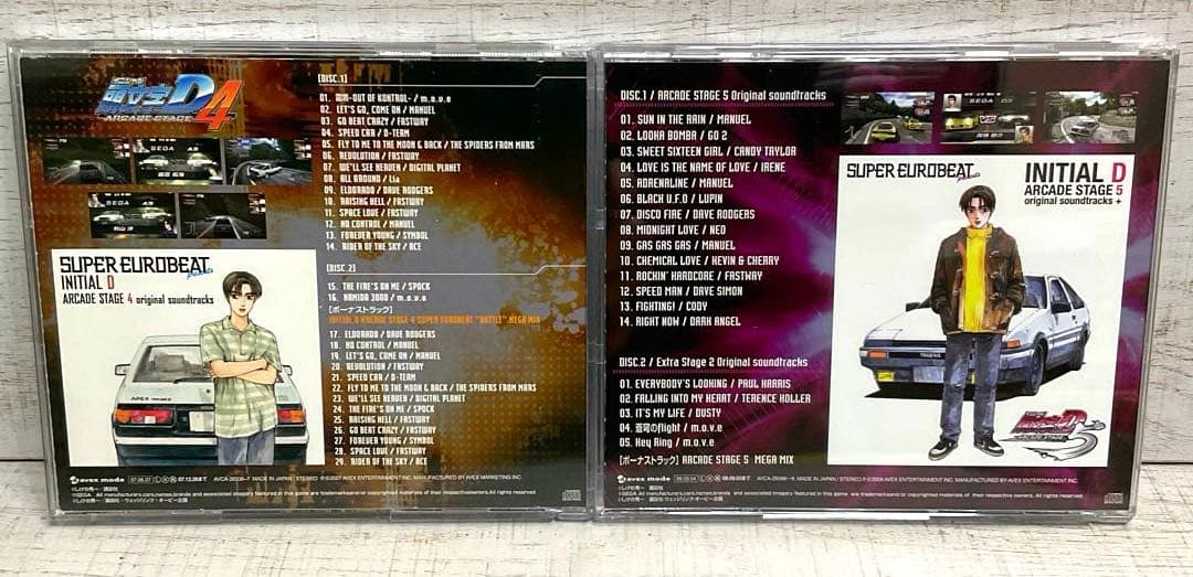 スーパーユーロビート・プレゼンツ「頭文字(イニシャル)D」　関連　15枚セット