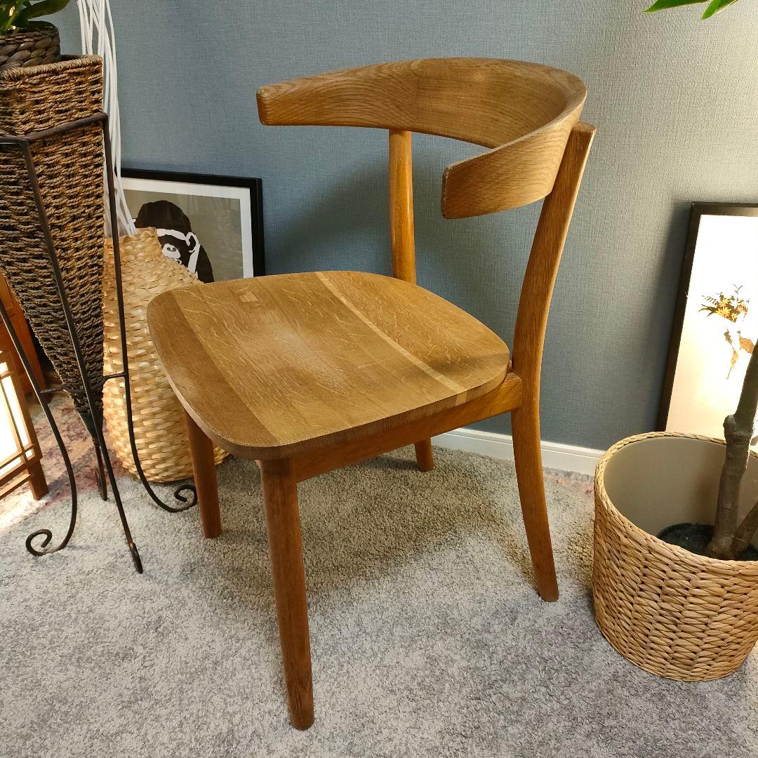 【コリィ】無印良品 オーク無垢材チェア オイル仕上げ 北欧ナチュラル