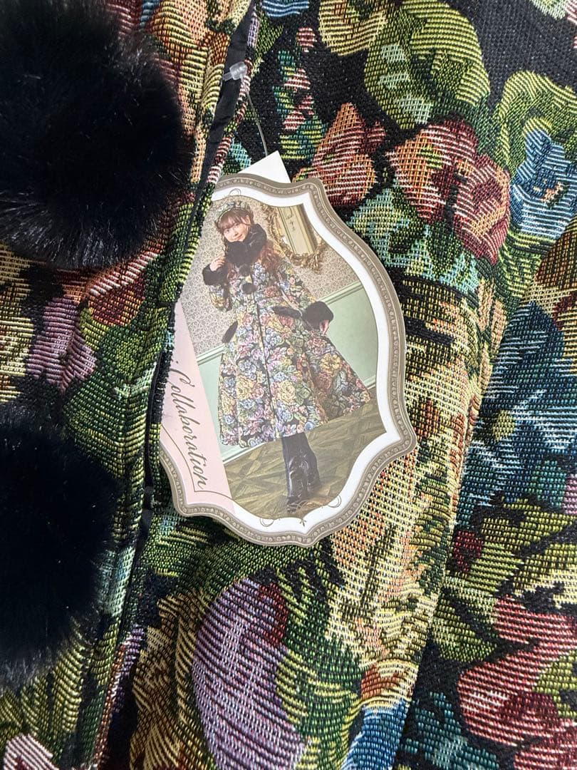 ノエル・ド・メモワール ゴブランファーコート　ブラック　クラロリ　くる実　3L