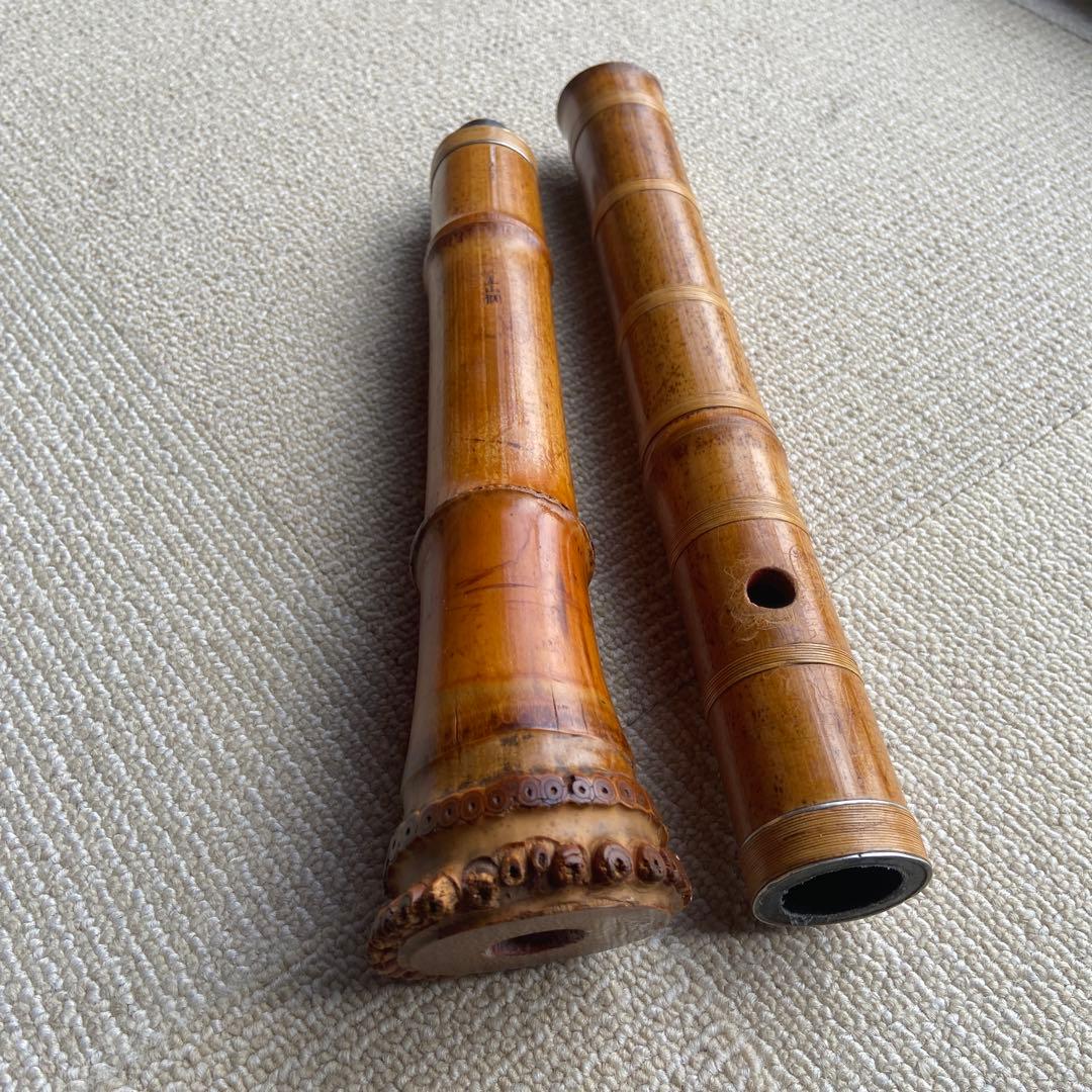竹製 尺ハ204 一尺八寸管　精華銘
