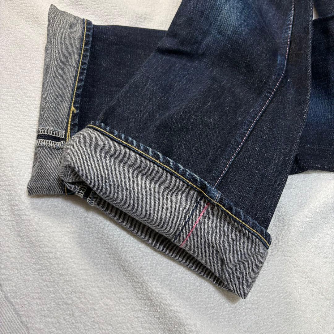 【名作】桃太郎ジーンズ 0505SP 出陣ベルカット W29 インディゴ