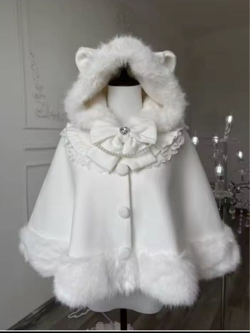 猫耳ロリータケープコート