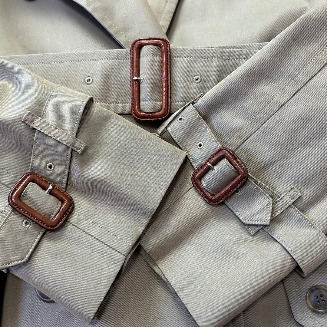 バーバリー♡トレンチコート ベルトライナー ノバチェック カーキ 7AB