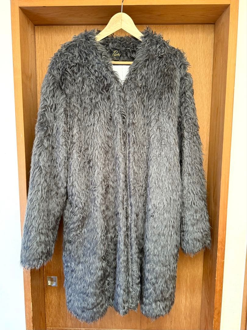 ニードルス　V Neck Coat - Acrylic Fur / Curl