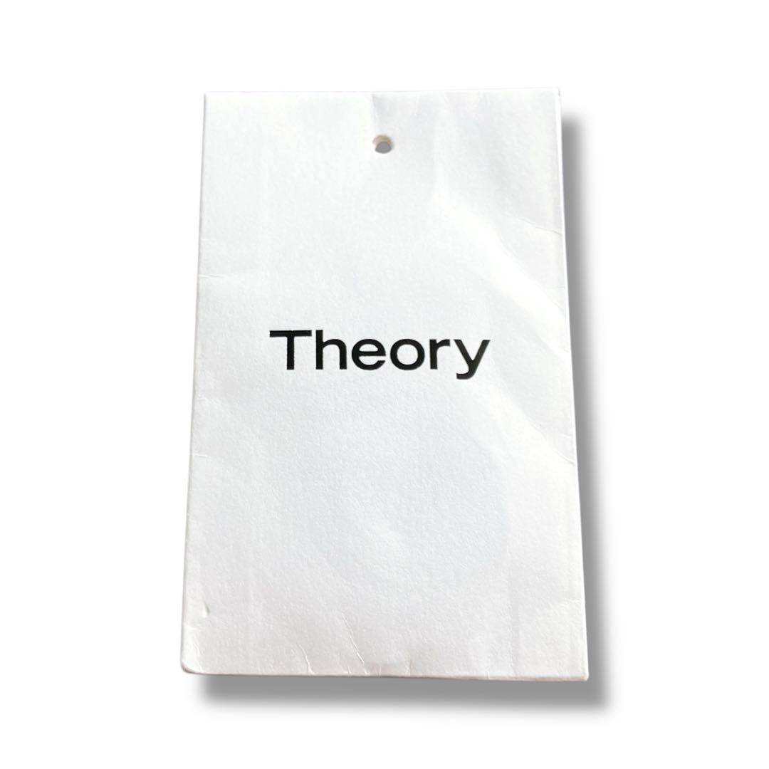 セオリー 良品 カシミヤ使用 メルトン スタンドカラーステンカラーコート グレー