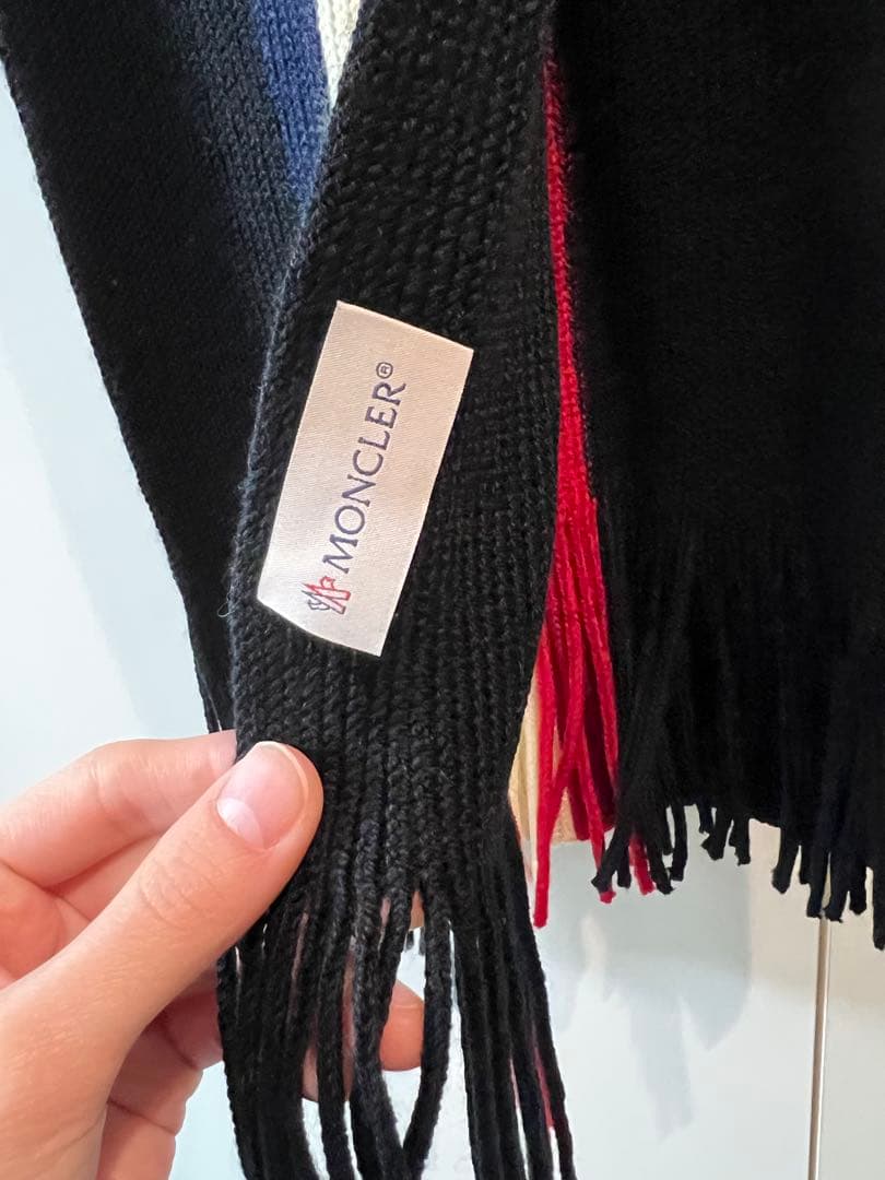 MONCLER ストライプマフラー