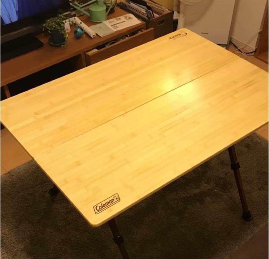 コールマン コンフォートマスター バンブーラウンジテーブル キャンプ