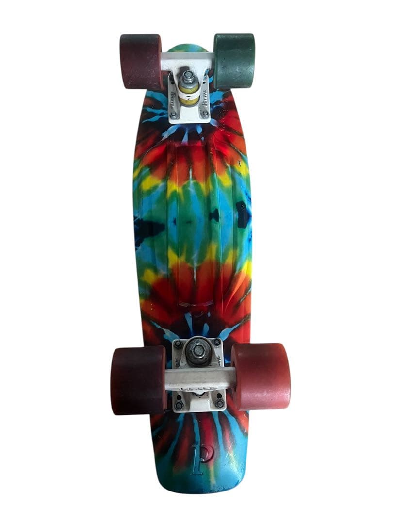 Penny スケートボード 22インチ 青 タイダイデザイン