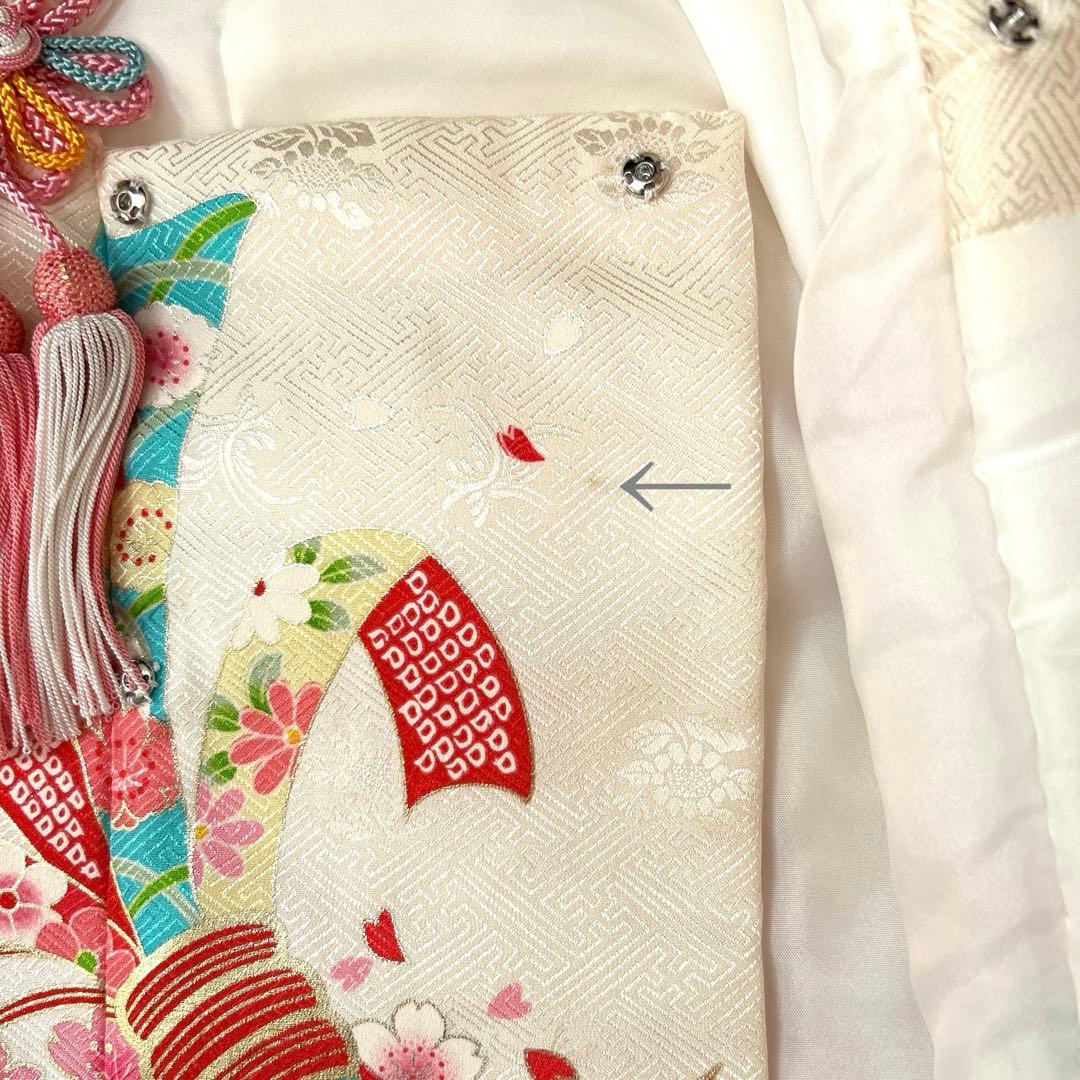 七五三　正絹　３歳着物セット