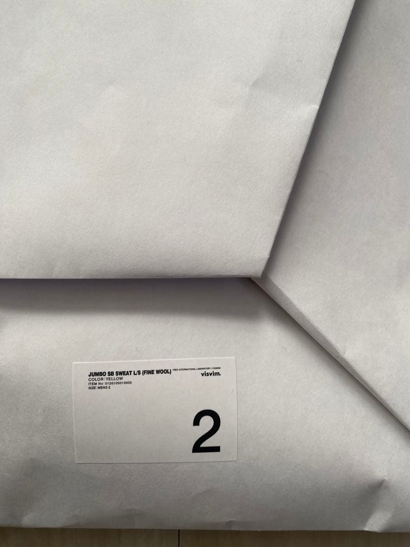 未使用 visvim 26SS JUMBO SB SWEAT L/S
