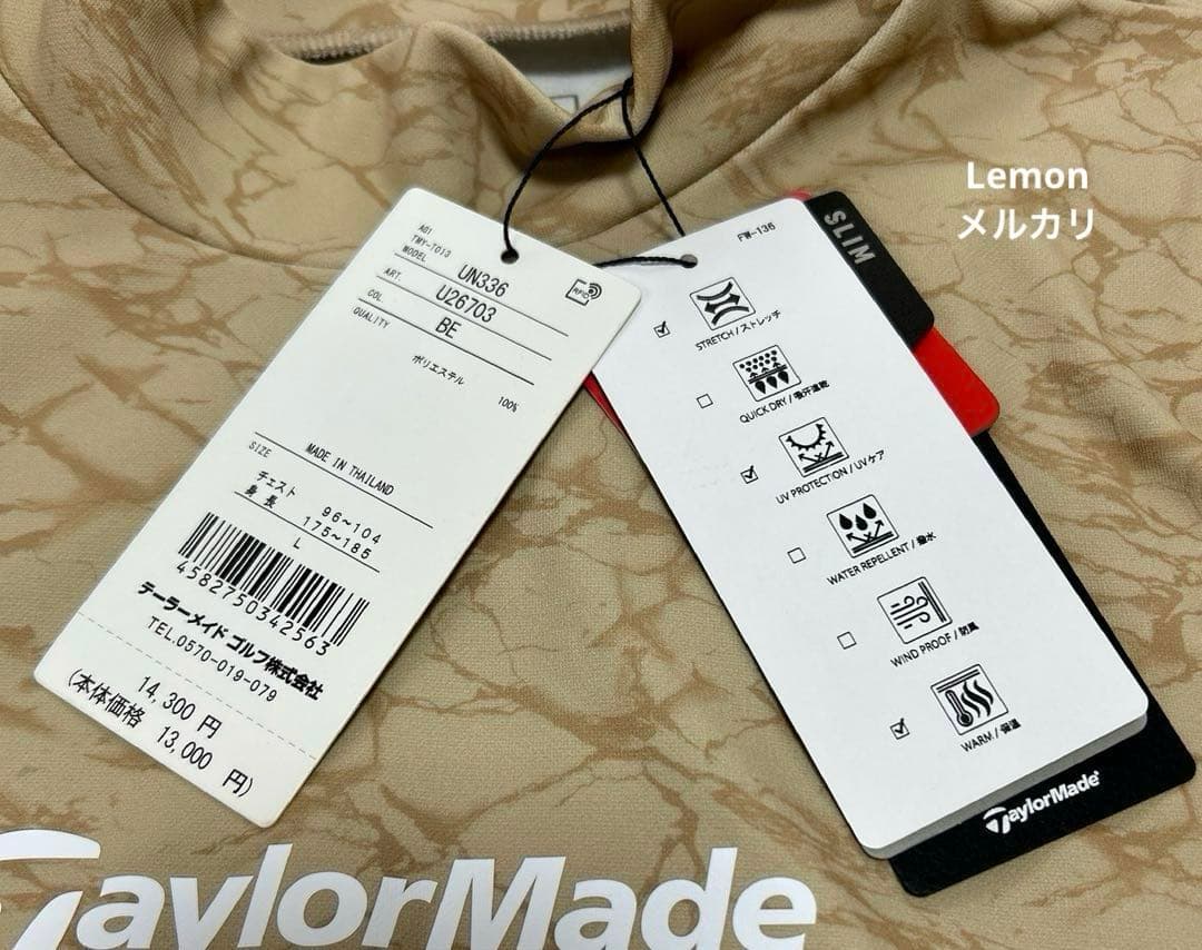 テーラーメイド T-HEATグラフィック L/S モック サイズL 新品 - メルカリ