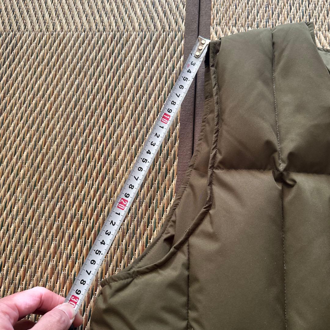 AT-DIRTY アットダーティ　カーキ　ダウンベスト　ダウン　Lサイズ