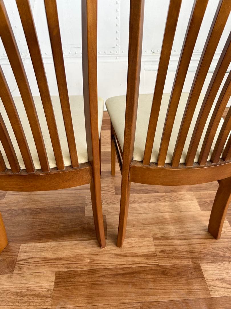 なっちん 2脚セット 北欧 木製 美品 おしゃれ かわいい モダン 美品