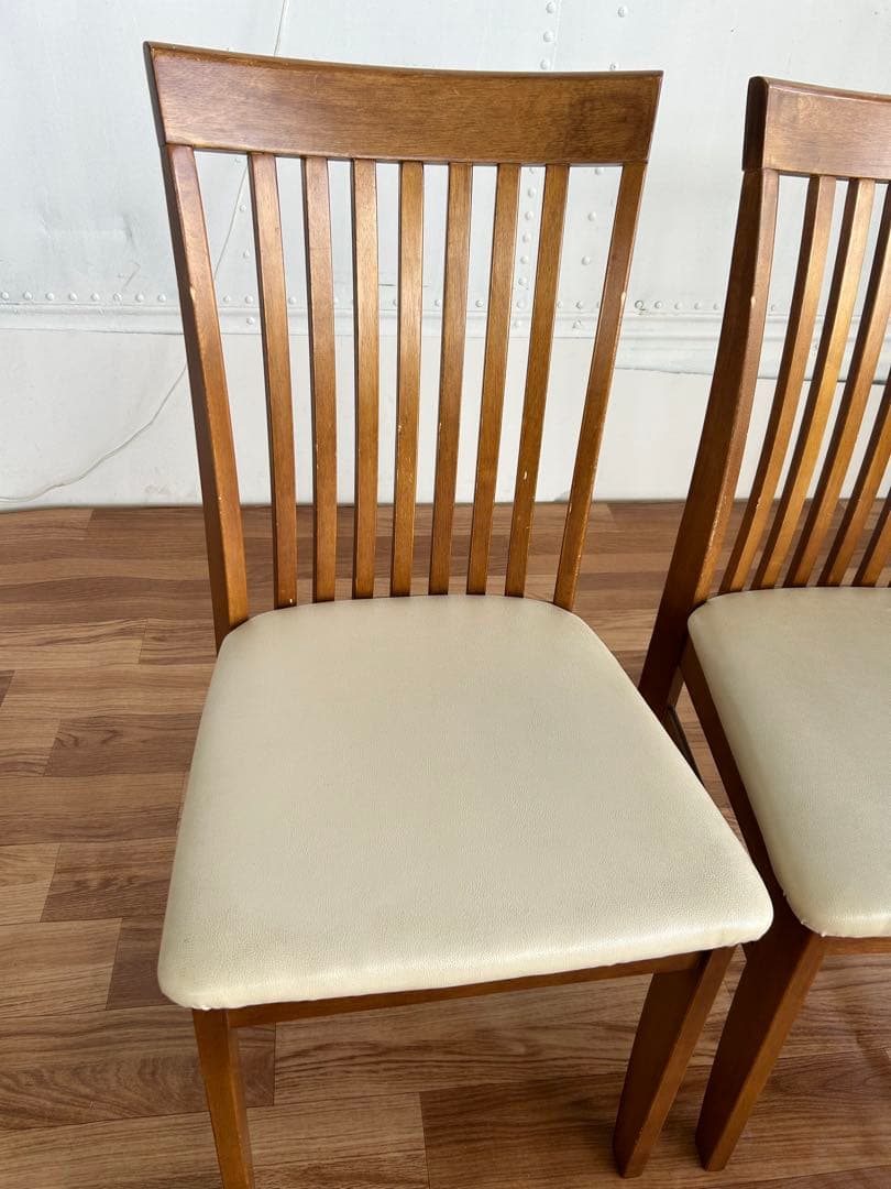 なっちん 2脚セット 北欧 木製 美品 おしゃれ かわいい モダン 美品