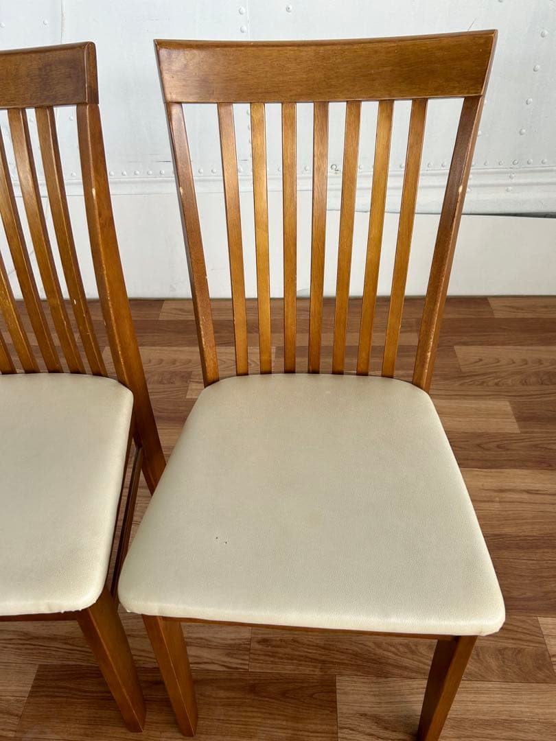 なっちん 2脚セット 北欧 木製 美品 おしゃれ かわいい モダン 美品