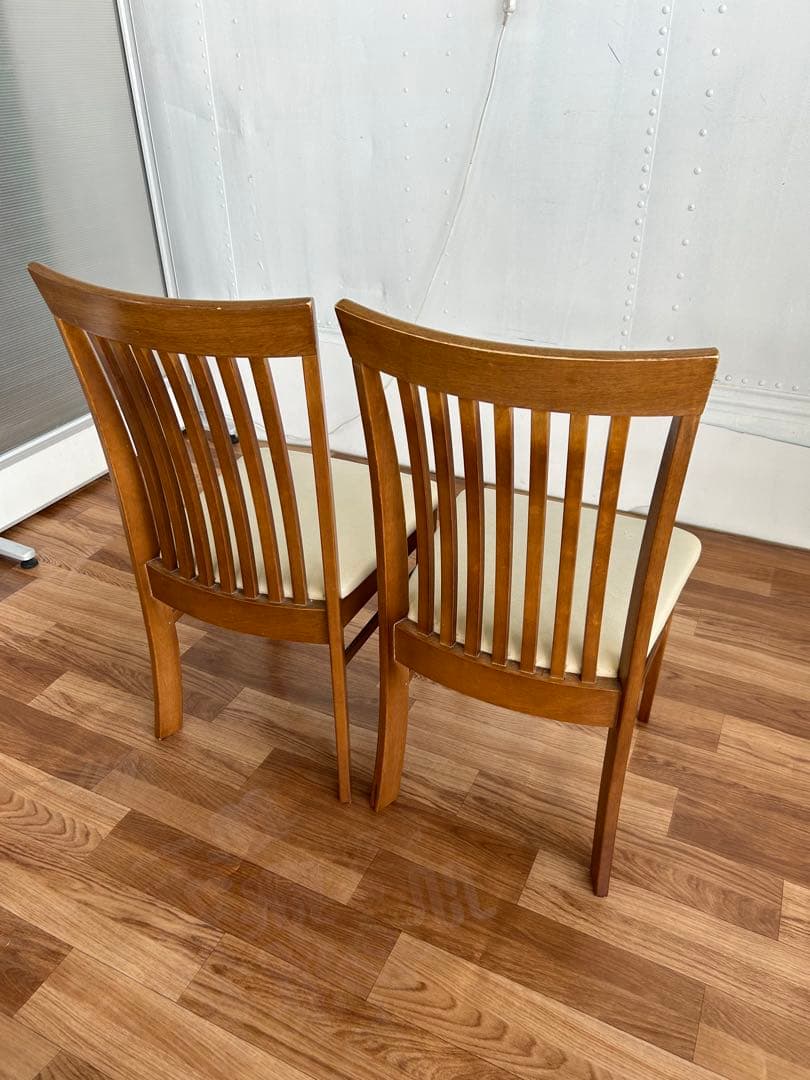 なっちん 2脚セット 北欧 木製 美品 おしゃれ かわいい モダン 美品