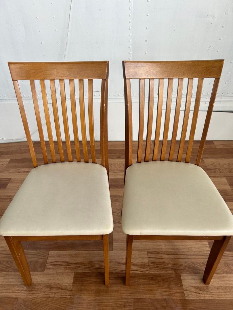 なっちん 2脚セット 北欧 木製 美品 おしゃれ かわいい モダン 美品