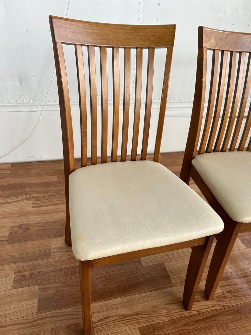 なっちん 2脚セット 北欧 木製 美品 おしゃれ かわいい モダン 美品