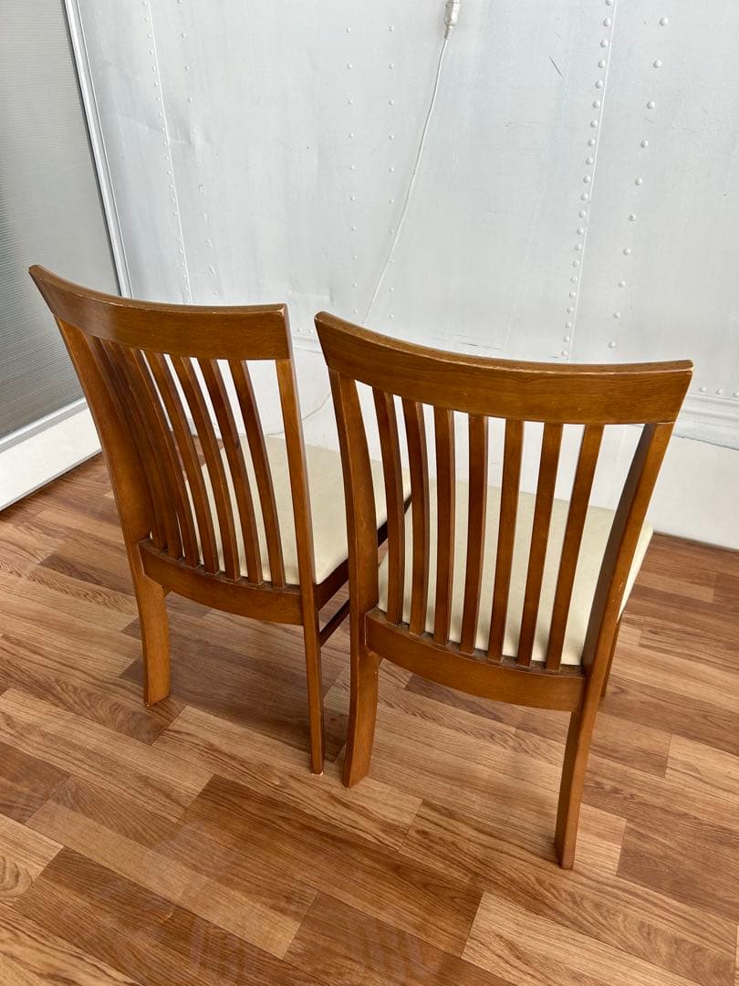 なっちん 2脚セット 北欧 木製 美品 おしゃれ かわいい モダン 美品